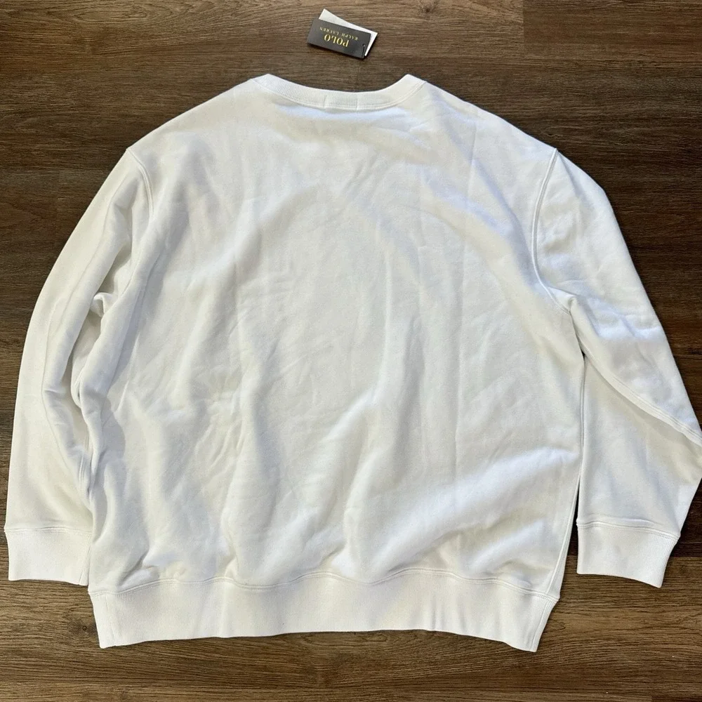 NWT Polo Ralph Lauren Christmas Bear Crewneck Pullover Sweatshirt‎ Sz 2XB